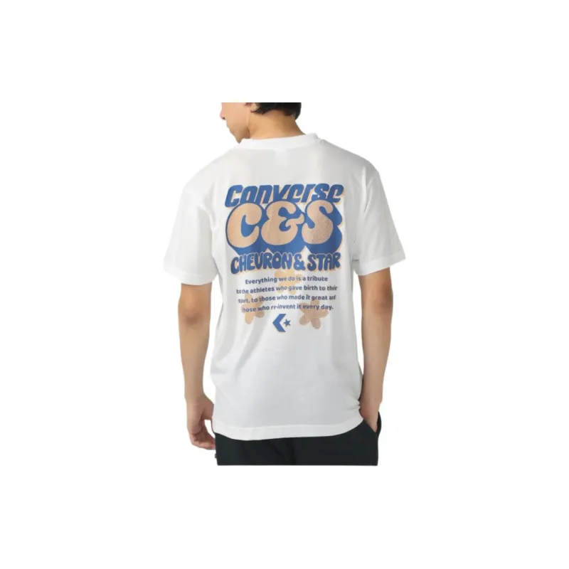 Converse Tee CV FLOWER GRAHPIC T-Shirt Men's White-3