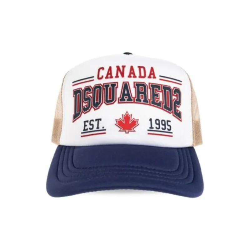 DSQUARED 2 Logo-Printed Mesh Panelled Baseball Cap-3