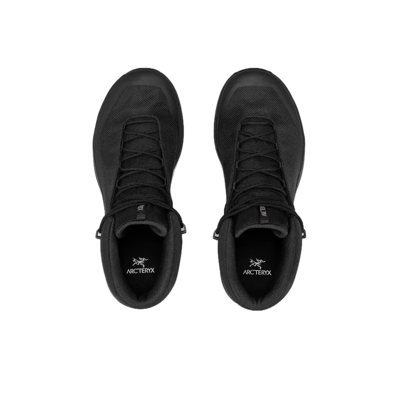 Arcteryx Anti-Slip And Wear-Resistant Breathable Mid-Top Trekking Shoes Women's Black-1