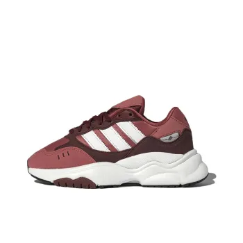 Adidas Originals Retropy F90 J Anti Slip Wear Resistant Low Top Kids Lifestyle Shoes Red Teenagers