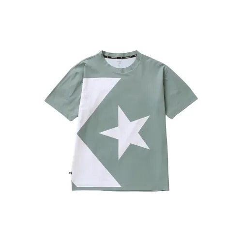 Converse Tee T-Shirts Men Green Gray