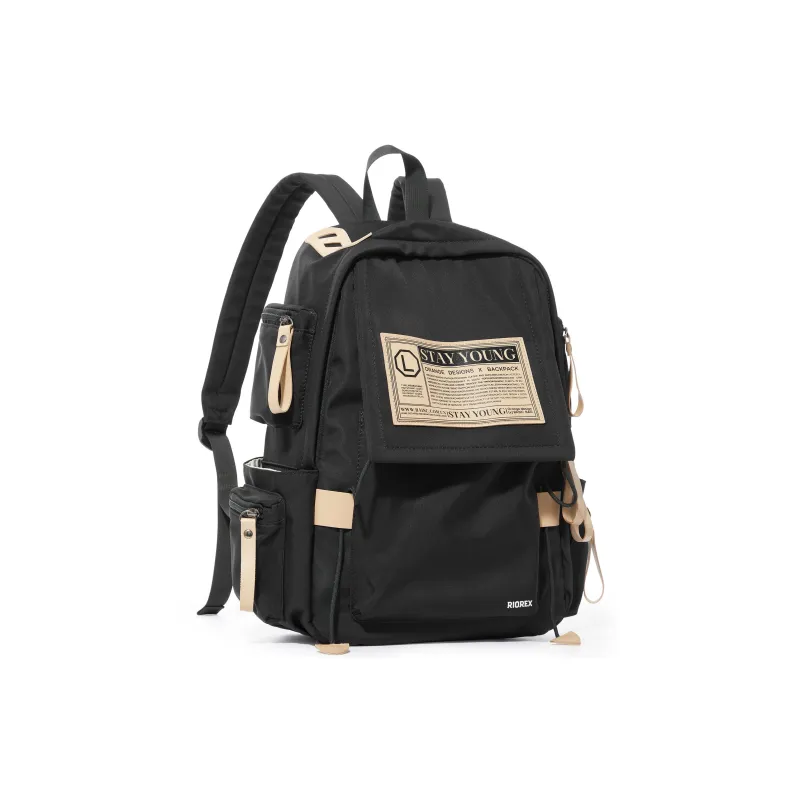 RIOREX Canvas Backpack Laptop Bag Unisex Multicolor-2