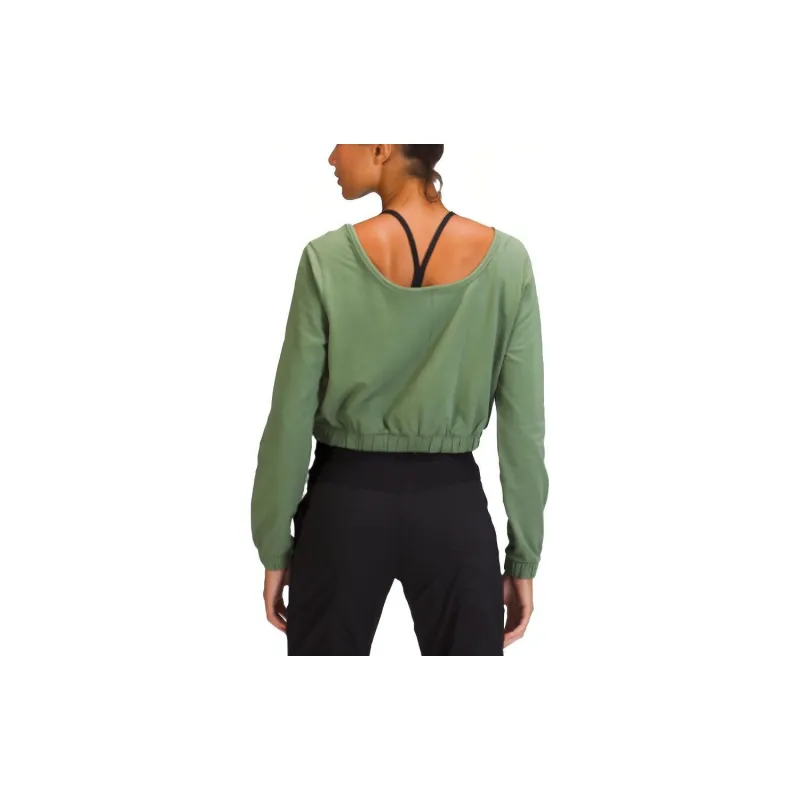 Lululemon Square Neck Crop Tops Women's-3