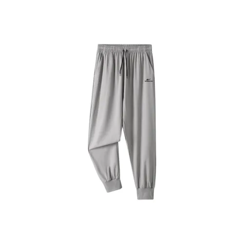 WARRIOR Casual Pants Men Light Gray Runs Small, Recommended To Size Up