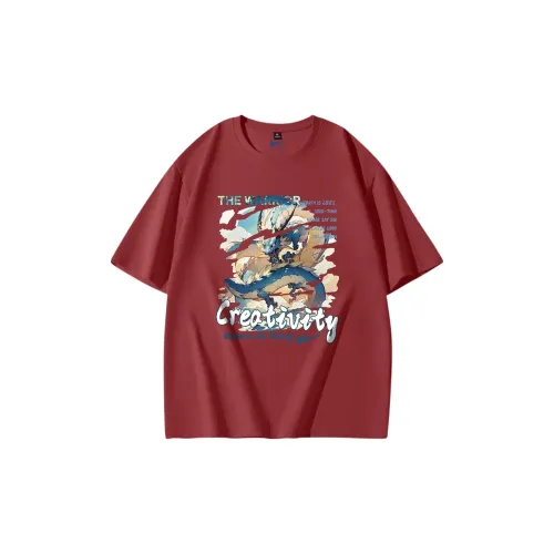 WARRIOR T-Shirts Men Maroon-WHL Dragon Roar