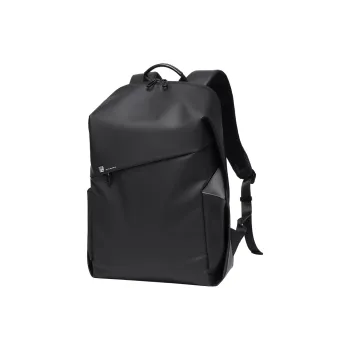 POLO Fabric 16 Inch Laptop Bag Graduation Travel Backpack For Men Tubas Men's Black