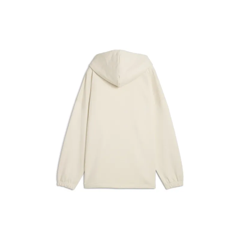 PUMA DARE TO OVERSIZED HOODIE TR Sweatshirt Women's Snow White-1