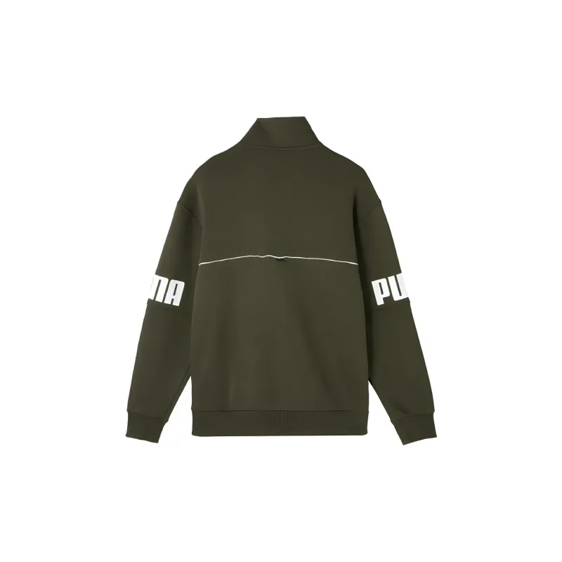 PUMA Power Colorblock Half-Zip TR Sweatshirt Men's Jasper-1