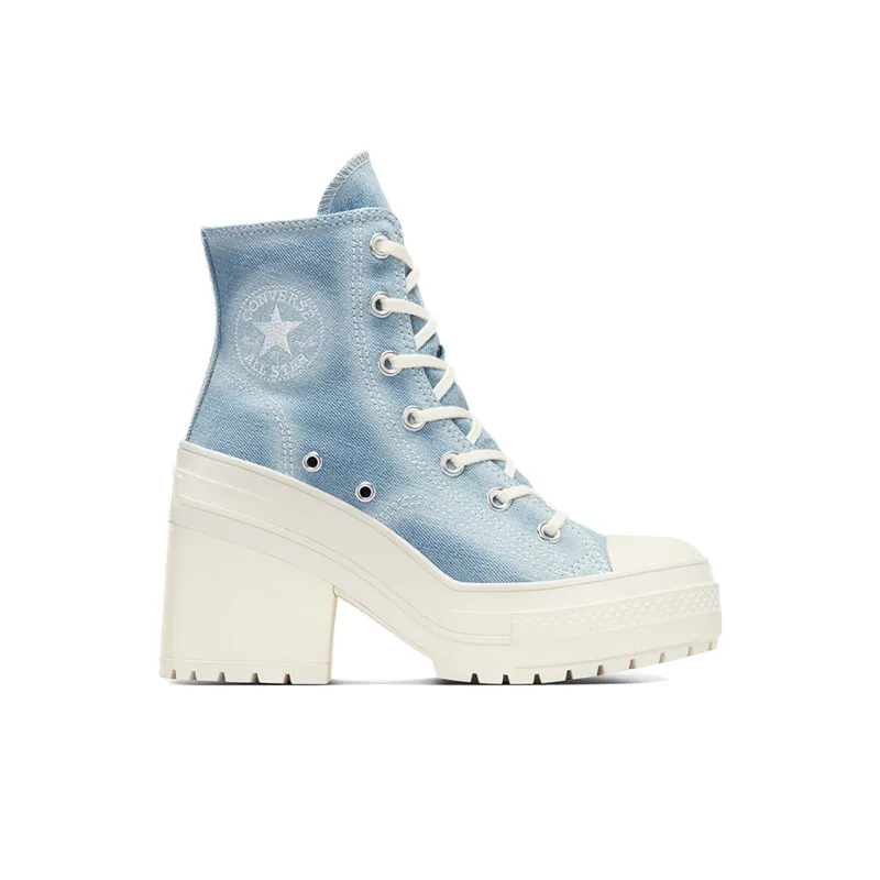 Converse Women's Chuck 70 De Luxe Heel High 'Distressed Navy Denim' Women's-1
