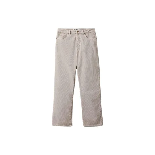 MIU MIU SS24 Casual Pants Women's Granite Gray