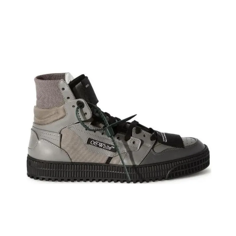 OFF WHITE Off Court Low Top Skateboard Shoes Men's Gray-1