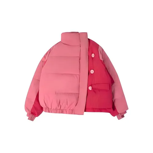 EOEI Puffer Jackets Women's Pink