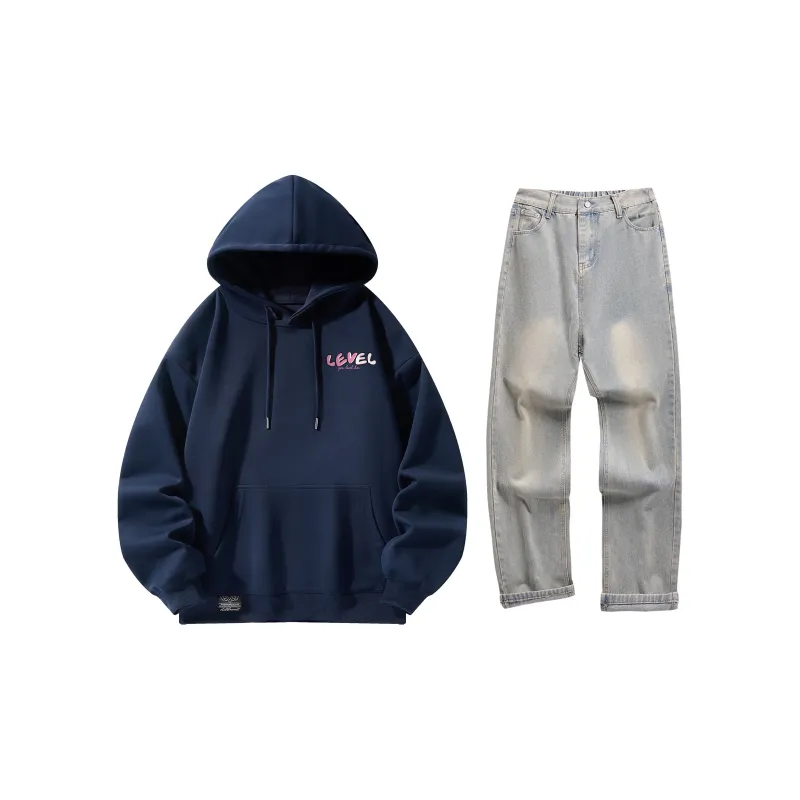 LEVEL Sweatshirt Sets Unisex-19
