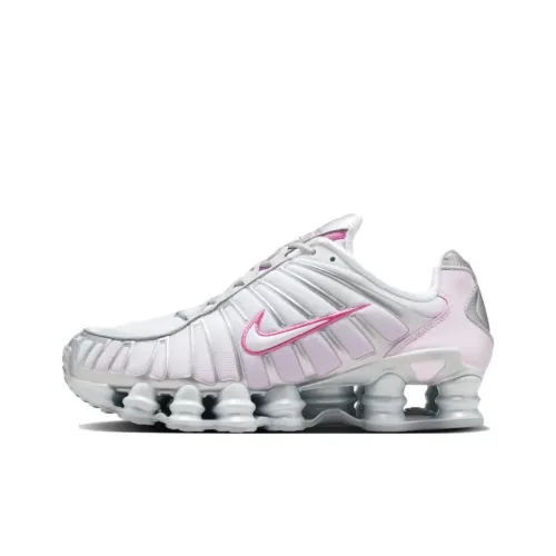 Nike Shox TL Series Running Shoes Unisex Low-Top White/Silver