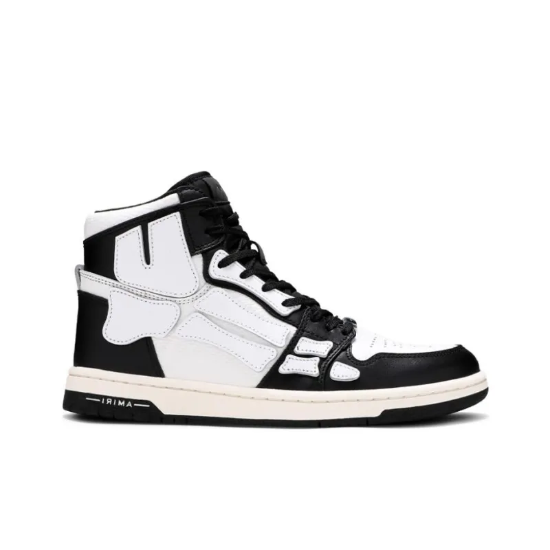 AMIRI Skel Top Hi Black White Black-1