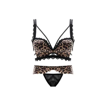 MIIOW Underwear Set Women's Leopard Print