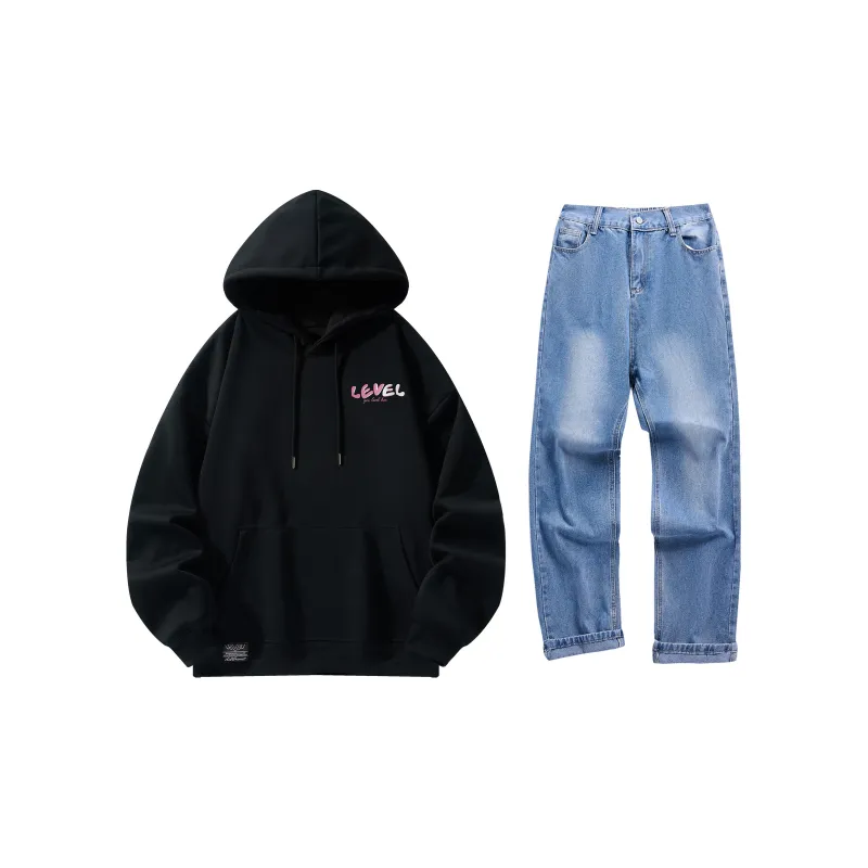 LEVEL Sweatshirt Sets Unisex-21