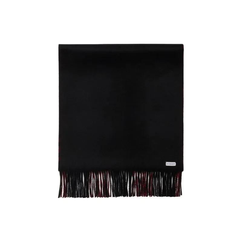 Burberry Cashmere Knit Scarves Unisex Red-2