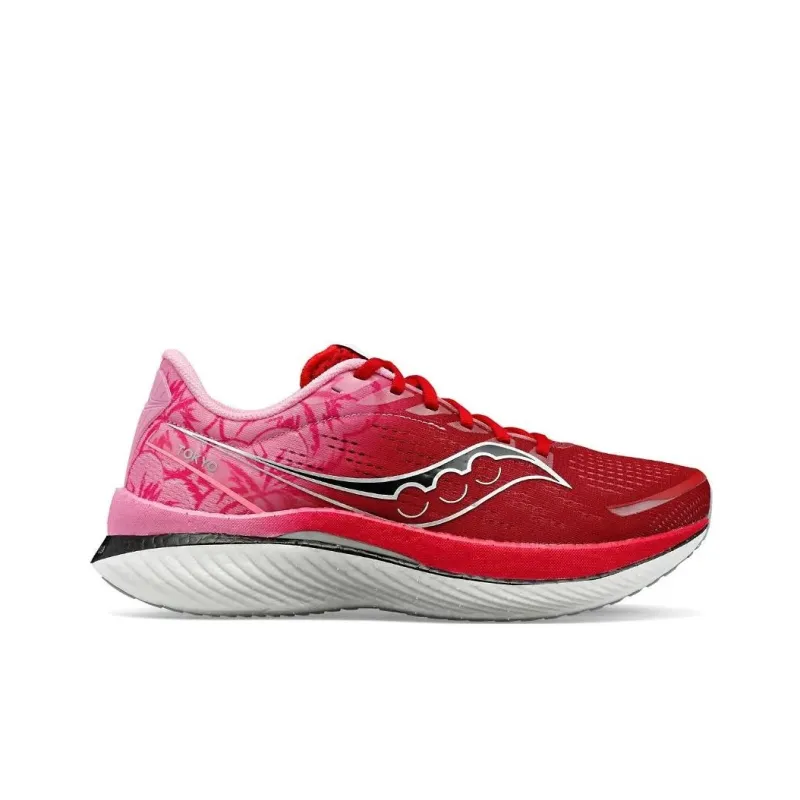 Saucony Anti Slip Wear Resistant Low Top Casual Running Shoes Men's Red-1