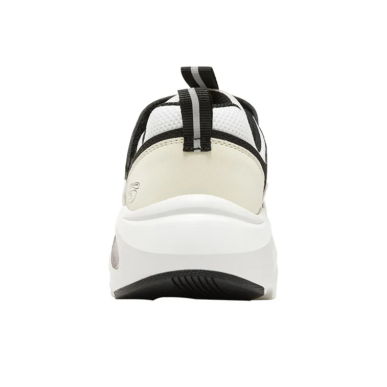 Skechers Girls Cushioning, Wear Resistant Low Top Kids Lifestyle Shoes White Black Kids'-4