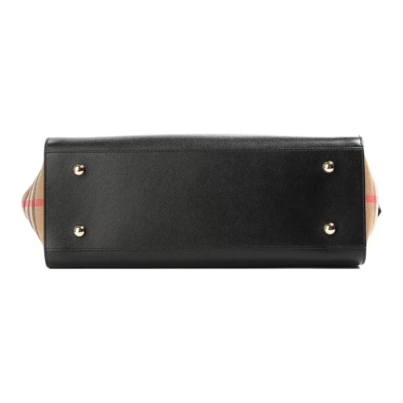 Burberry Calfskin Shoulder Bag, Crossbody Bag, Handbag Women's Black-5