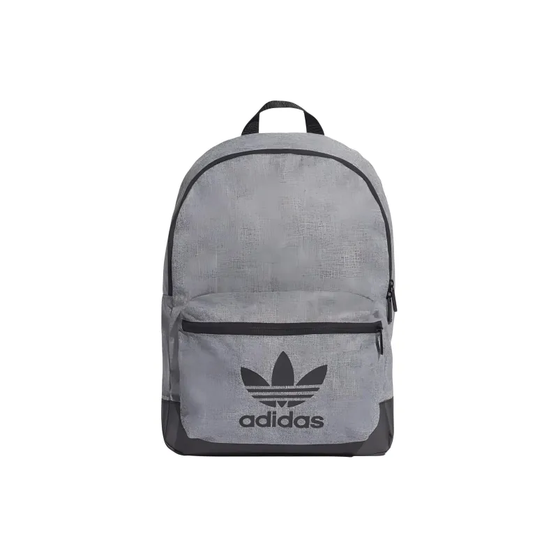 Adidas Originals Polyester Backpack Regular Unisex Gray & Black-0