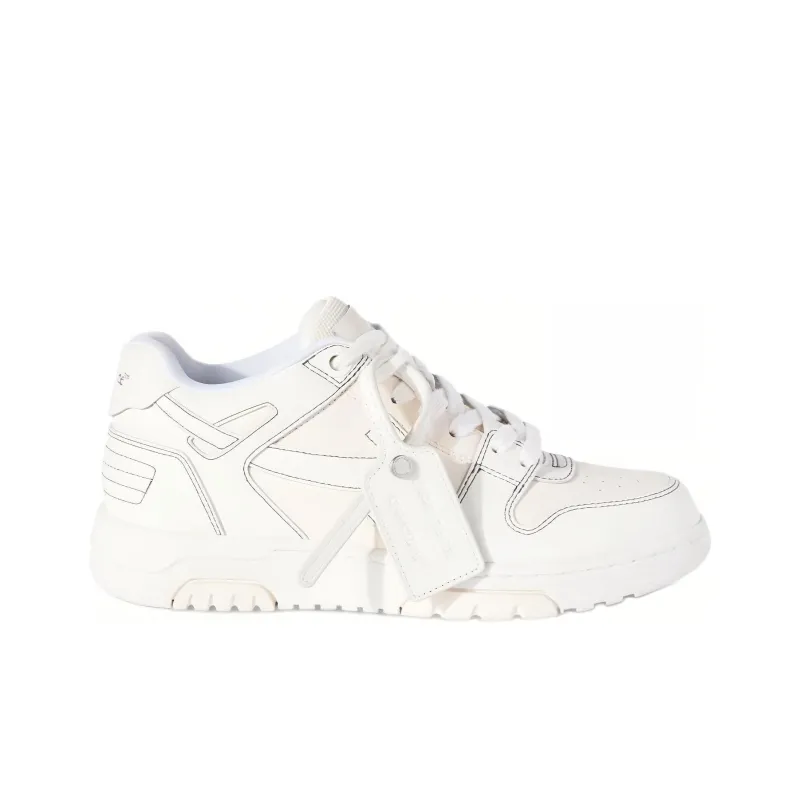 OFF WHITE Out Of Office Ooo Low Tops Cream White Women's-1