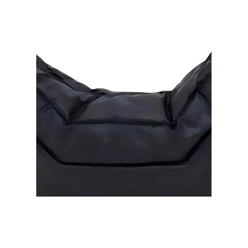 Lemaire Cotton One Shoulder Handbag Small Size Unisex Gray Black-7