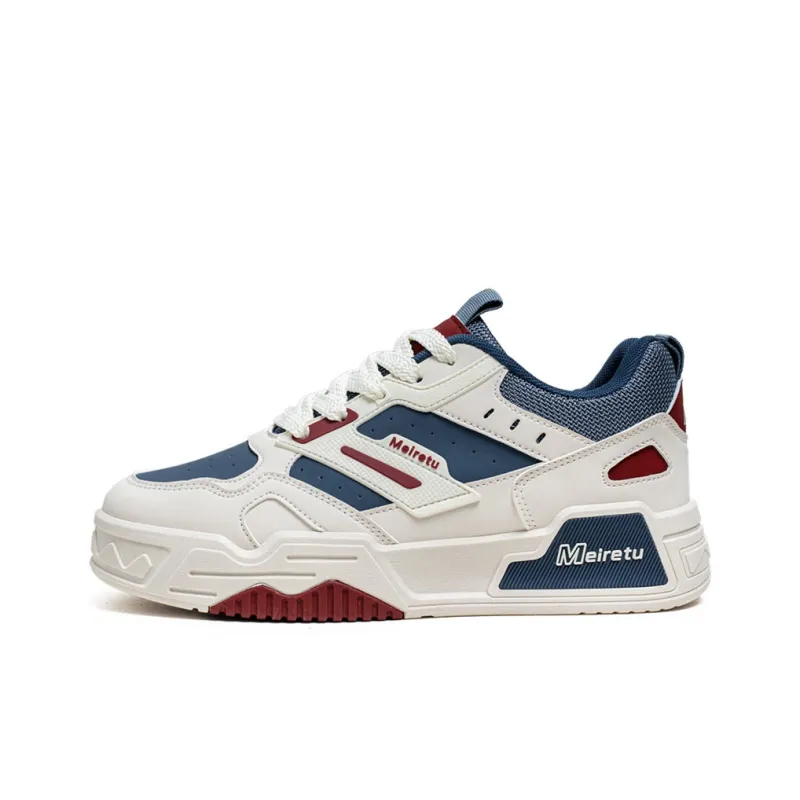 Meiretu Abrasion Resistant Balance Low Top Skateboard Shoes Men's-5