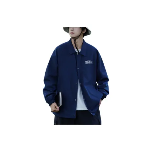 WARRIOR Jackets Men Navy Blue