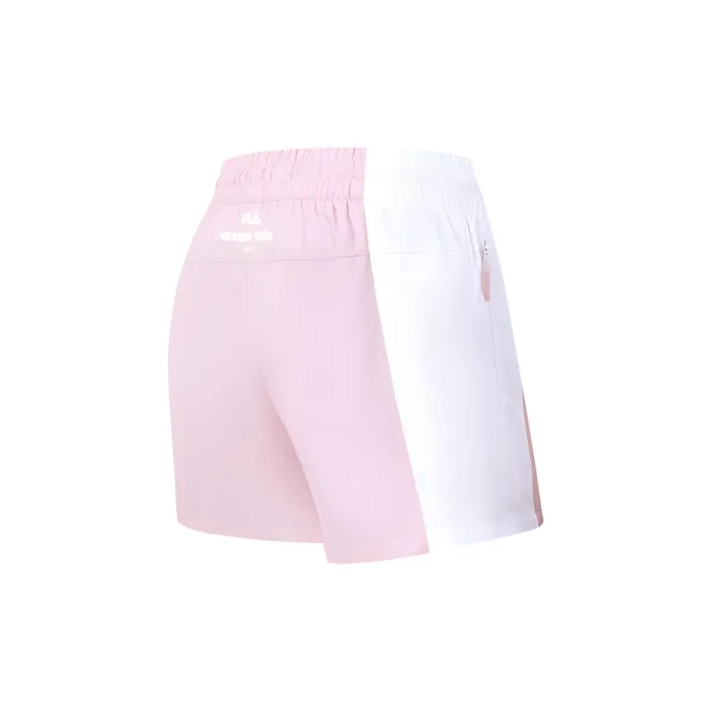 FILA Sports Shorts Women's Gray Purple Pink-1