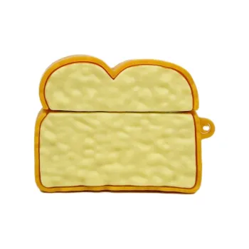 Wei Xin Apple AirPods Pro 2nd Generation/AirPods Pro/AirPods 4/3/2 TPU 3D Effect Toast Puffy Headphone Cases