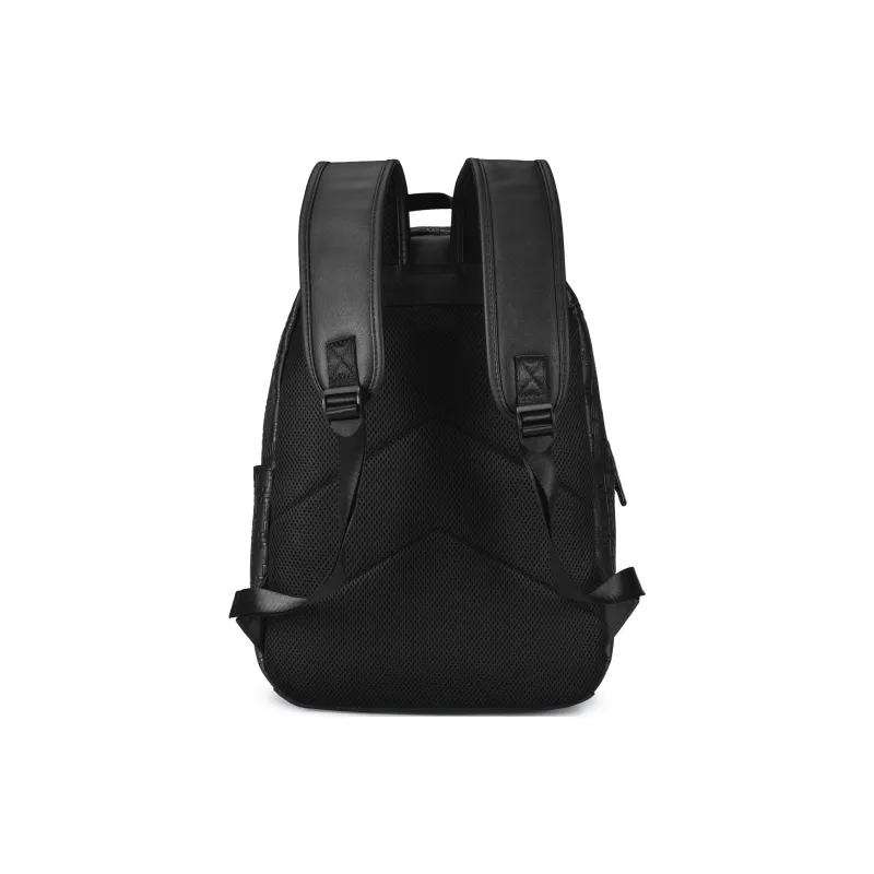 ONRF PVC Backpack Computer Backpack Regular Unisex Black-13