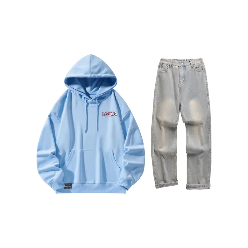 LEVEL Sweatshirt Sets Unisex-17