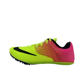 Nike Zoom Rival Non slip Support Low Top Running Shoes Men's Yellow Pink