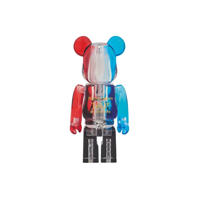 BE@RBRICK Tokyo Iron Tower+Eiffel Tower Colette Limited 2 Pack Set Hang Tag Box 100%-4