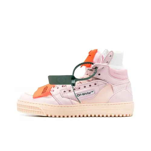 OFF-WHITE Off-Court Skateboard Shoes Women's High-Top Pink