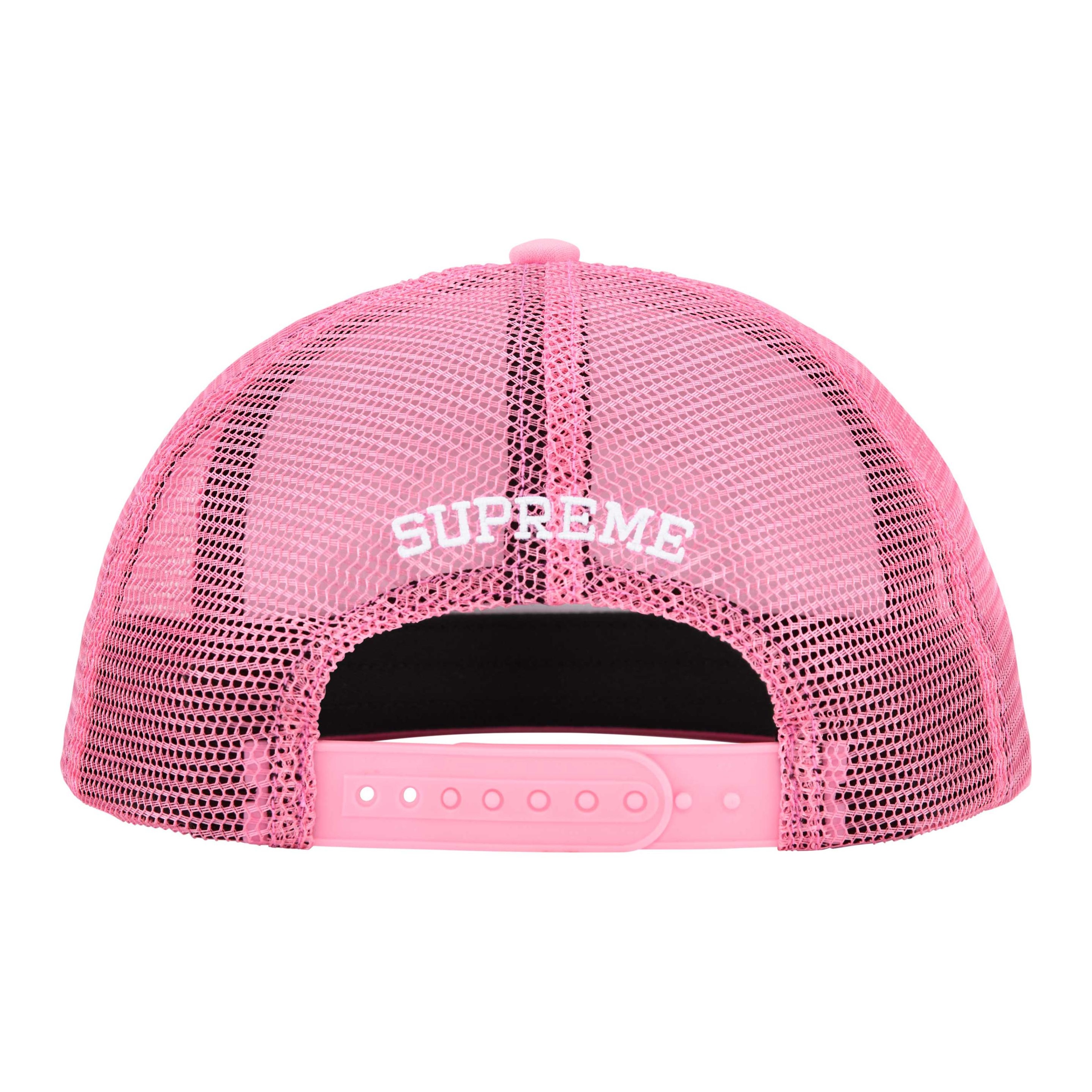 Supreme Authorized Mesh Back 5-Panel Brown Trucker Hat