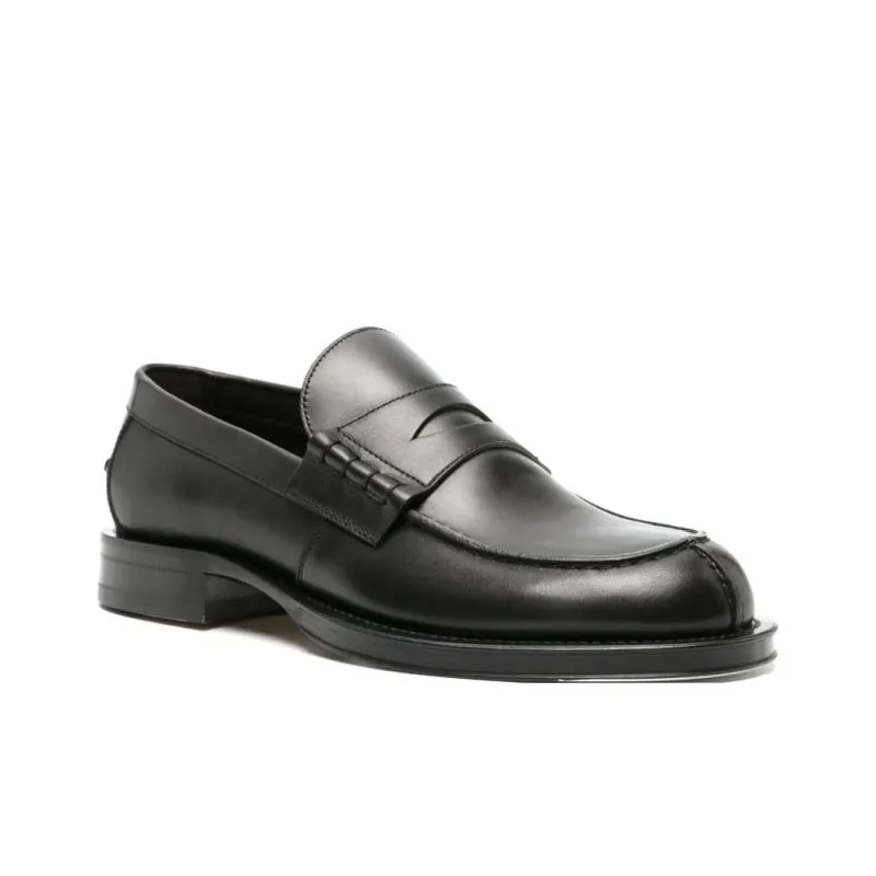Lanvin Penny-slot Leather Loafers-2