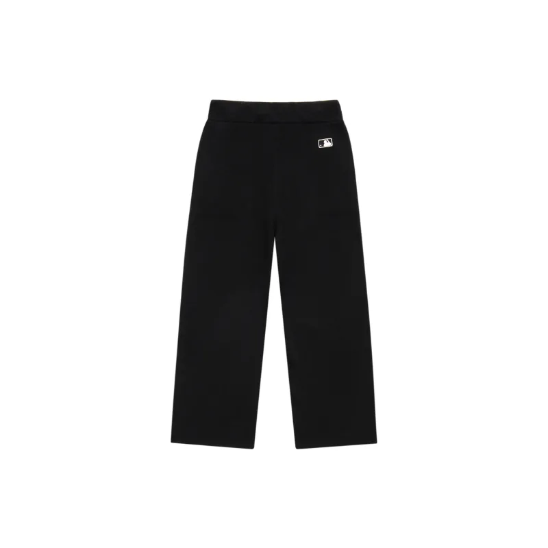 MLB MLB Preppy Style Collection New York Yankees Knitted Sports Pants Women's Black-1