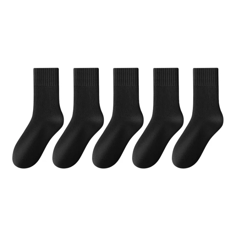 MIIOW Mid Calf Socks Men's 5 Pack-1