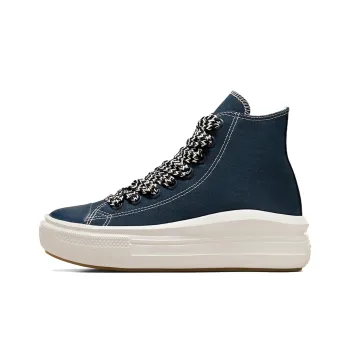 Converse Chuck Taylor All Star Anti Slip Wear Resistant High Top Canvas Shoes Women's Cyan