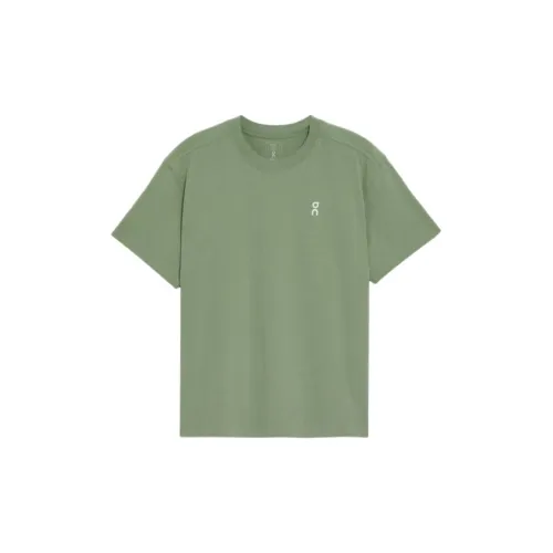 On Club T-Shirts Women's Feather Green