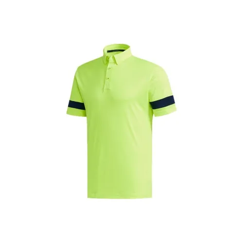 Adidas Polo Shirts Men Neon Yellow