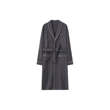 Huggy Kissy Bathrobes Men's Ink Gray