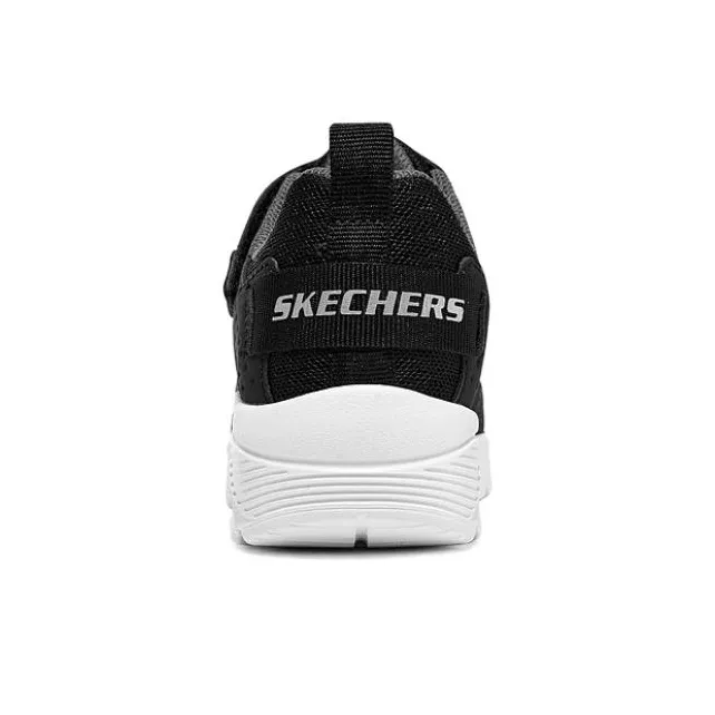 Skechers Uno Lite Breathable Low Top Kids Lifestyle Shoes Black Teenagers-4