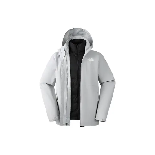 THE NORTH FACE City Outdoor Collection Windbreaker Jackets Men Starlight Gray