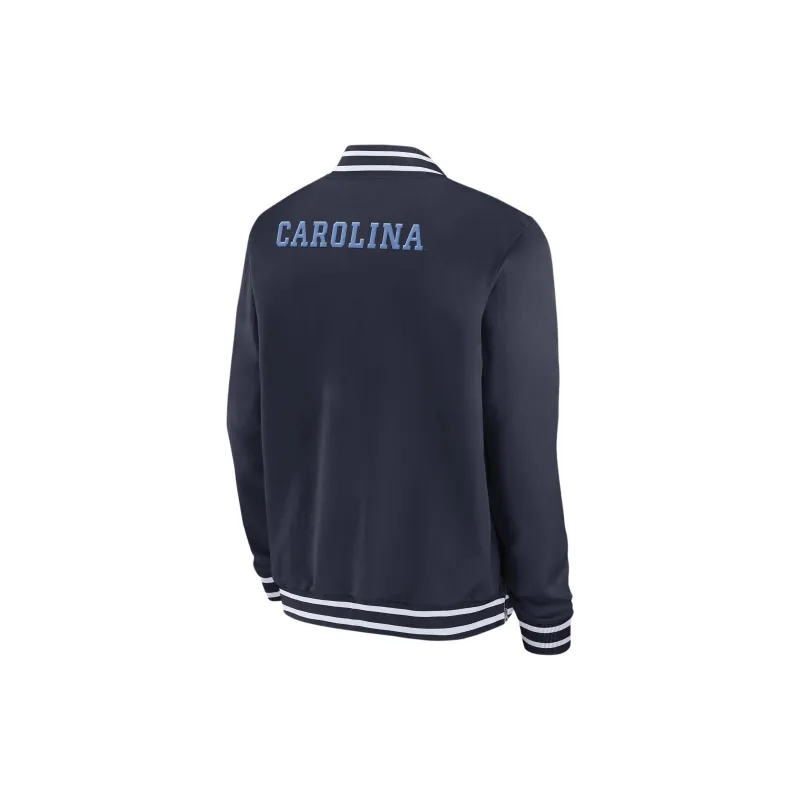 JORDAN North Carolina Tar Heels Sideline Men's Nike College Full-Zip Bomber Jacket-1