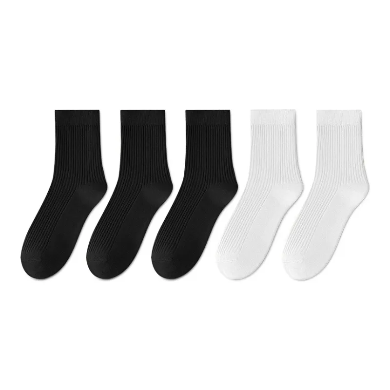 MIIOW Mid Calf Socks Men's 5 Pack-18