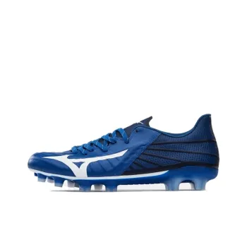 Mizuno Rebula Anti Slip Wear Resistant Soccer Shoes Unisex Blue